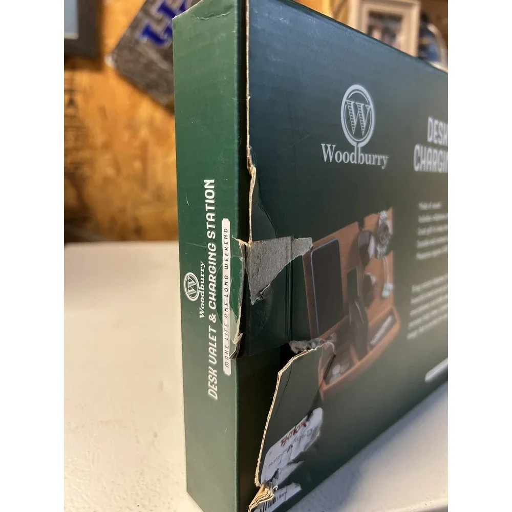 Woodbury Desk Valet and Charging Station Organizer New In Box Cellphone Dock